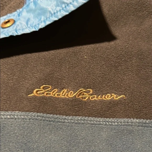 Eddie Bauer Two-Tone Fleece Pullover - Picture 4 of 7